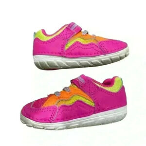 Stride Rite Toddler Sneakers Kylo Girls Pink 4 Medium Casual First Walkers